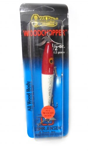 Slim Woodchopper 1/2oz White Red HD Glitter