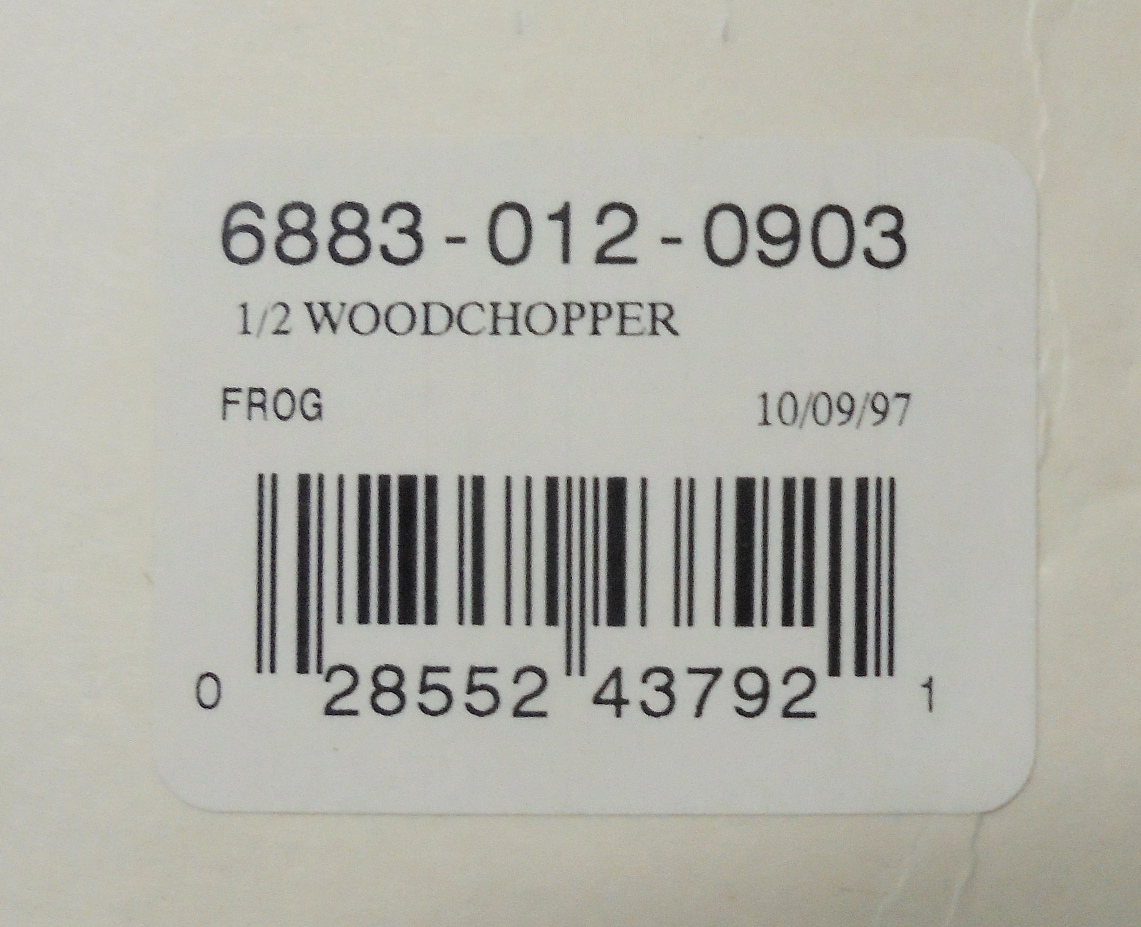 Woodchopper 1/2oz Frog - Imagen 2