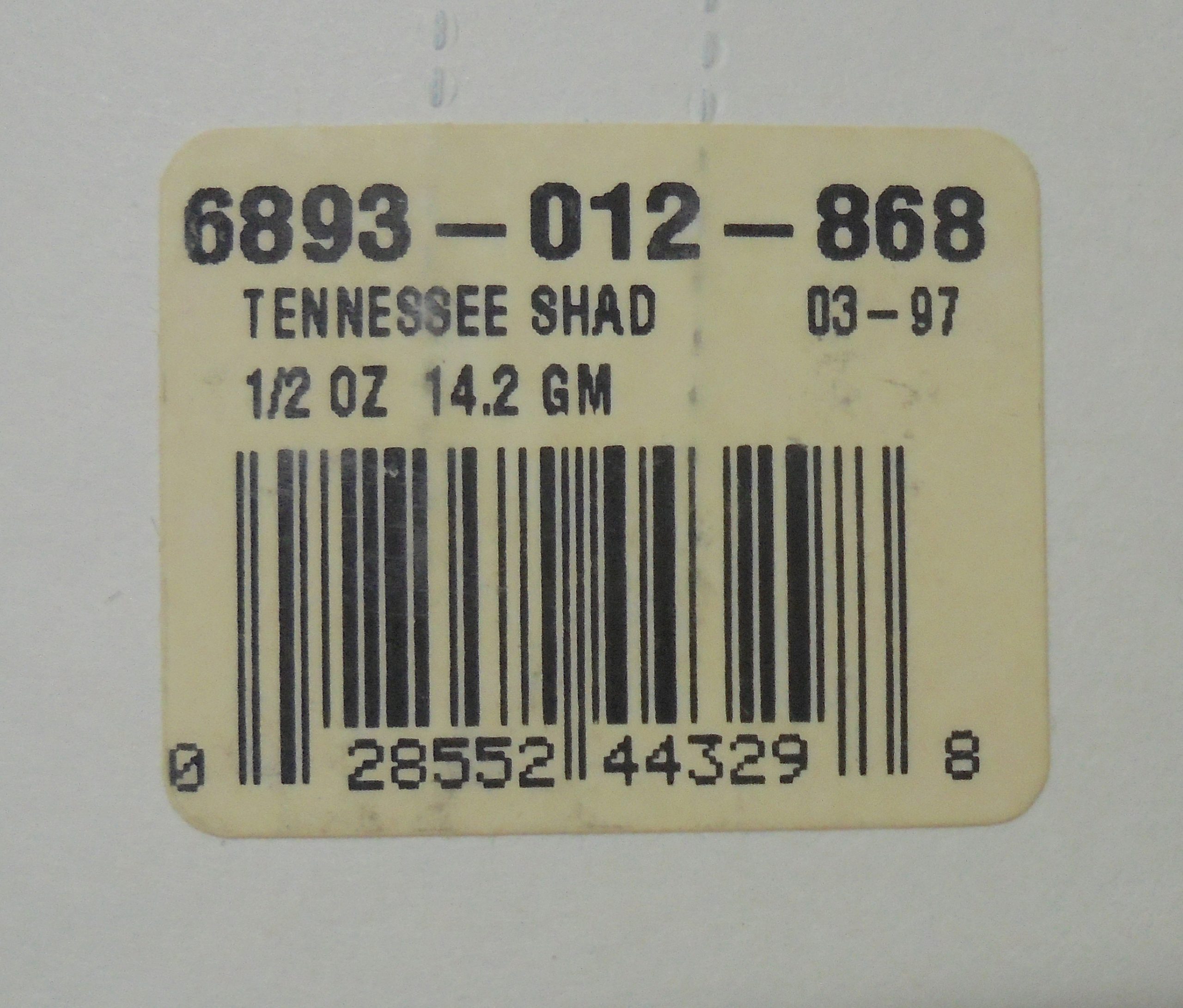 Slim Woodchopper 1/2oz Tenesse Shad - Imagen 2