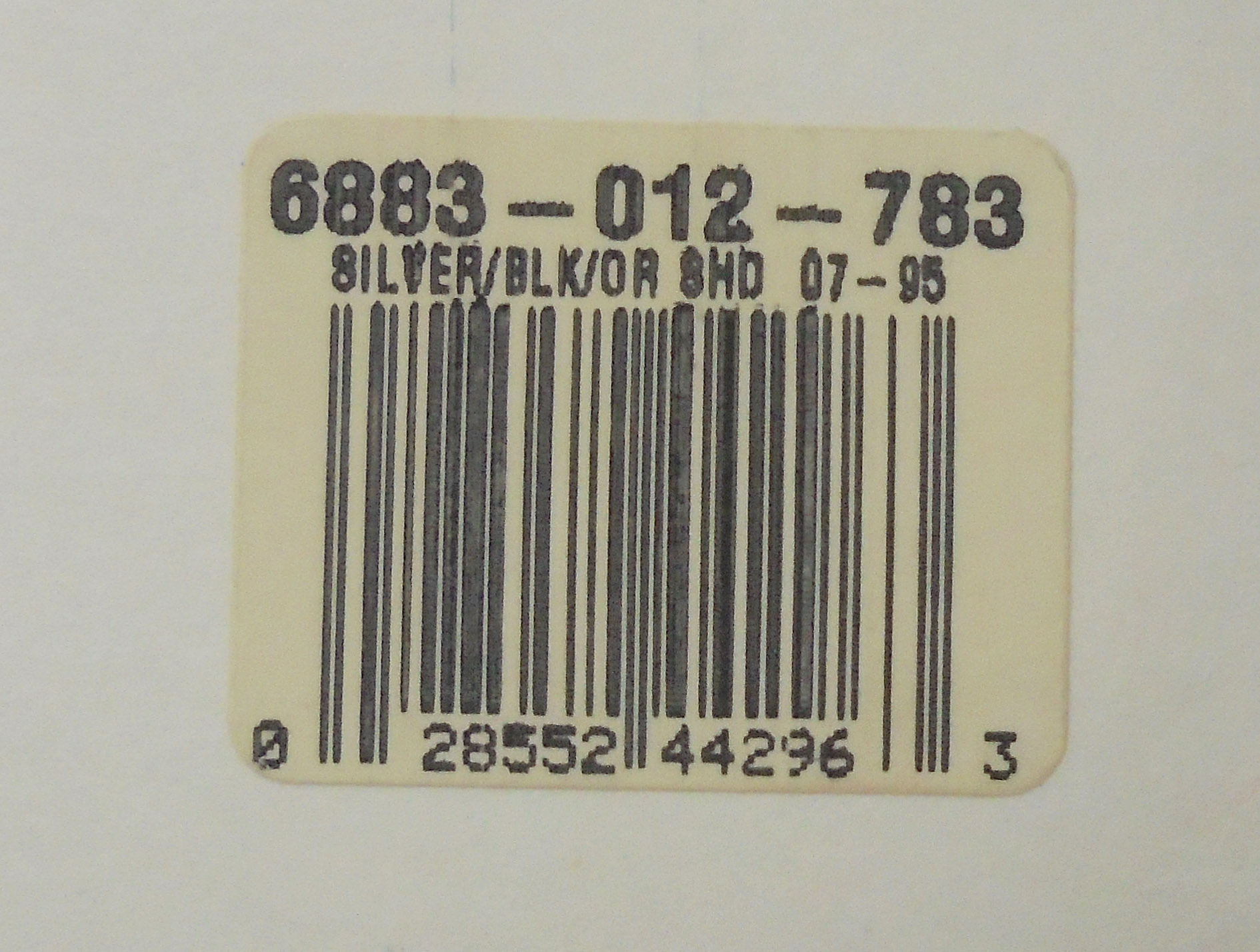 Woodchopper 1/2oz Silver BLK Orange Shad - Imagen 2
