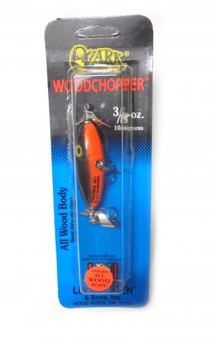 Woodchopper 3/8oz Gold Black Orange Shad